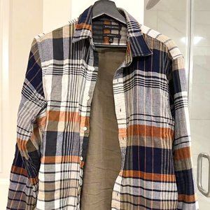 Banana Republic Untucked Slim-Fit Double-Weave Shirt